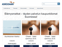 Tablet Screenshot of korsisaari.fi